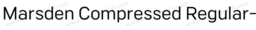 Marsden Compressed Regular字体转换